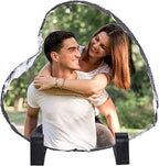 Rock Photo Slate - Heart Small 13.5cm by 13.5 cm by Luxe Sensational