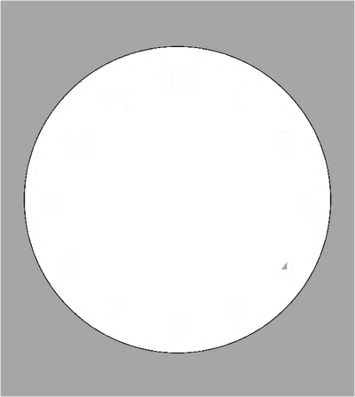 Round Photo Glass Clock 20cm - Luxe Custom Designer