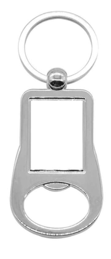 Silver metal key ring - Luxe Custom Designer