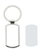 Silver Metal keyring by Luxe Sensational