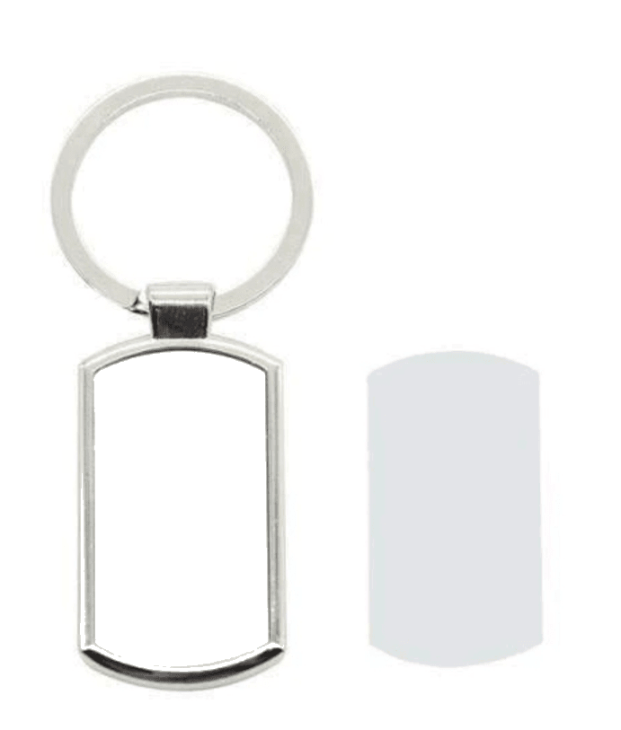 Silver Metal keyring - Luxe Custom Designer