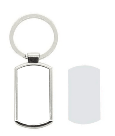 Silver Metal keyring - Luxe Custom Designer