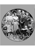 Single photo clock 20cm by Luxe Sensational