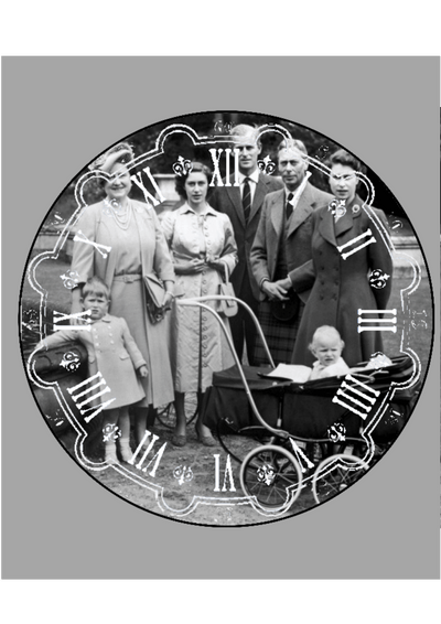 Single photo clock 20cm - Luxe Custom Designer