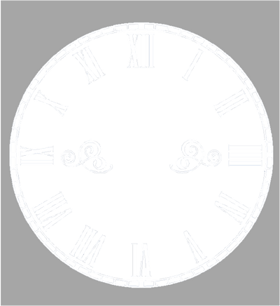 Single photo clock 20cm - Luxe Custom Designer