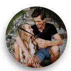 Single photo clock 20cm by Luxe Sensational