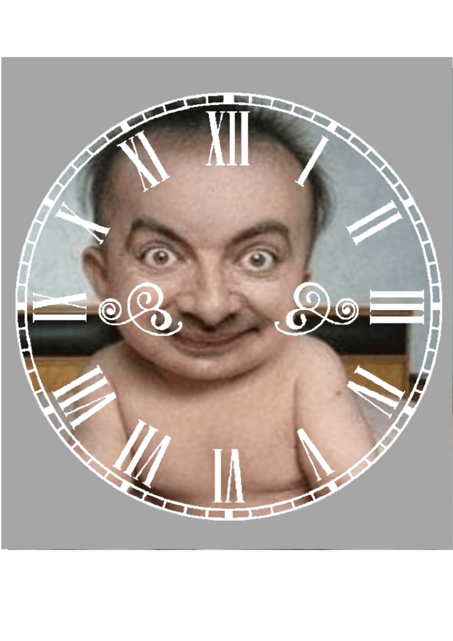 Single photo clock 20cm - Luxe Custom Designer