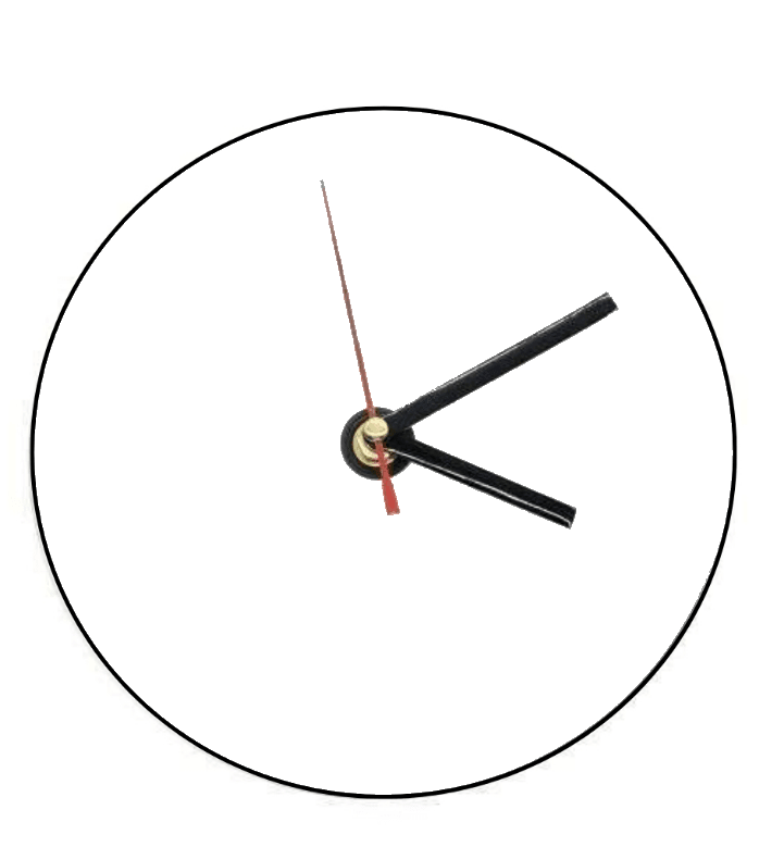 Single photo clock 20cm - Luxe Custom Designer