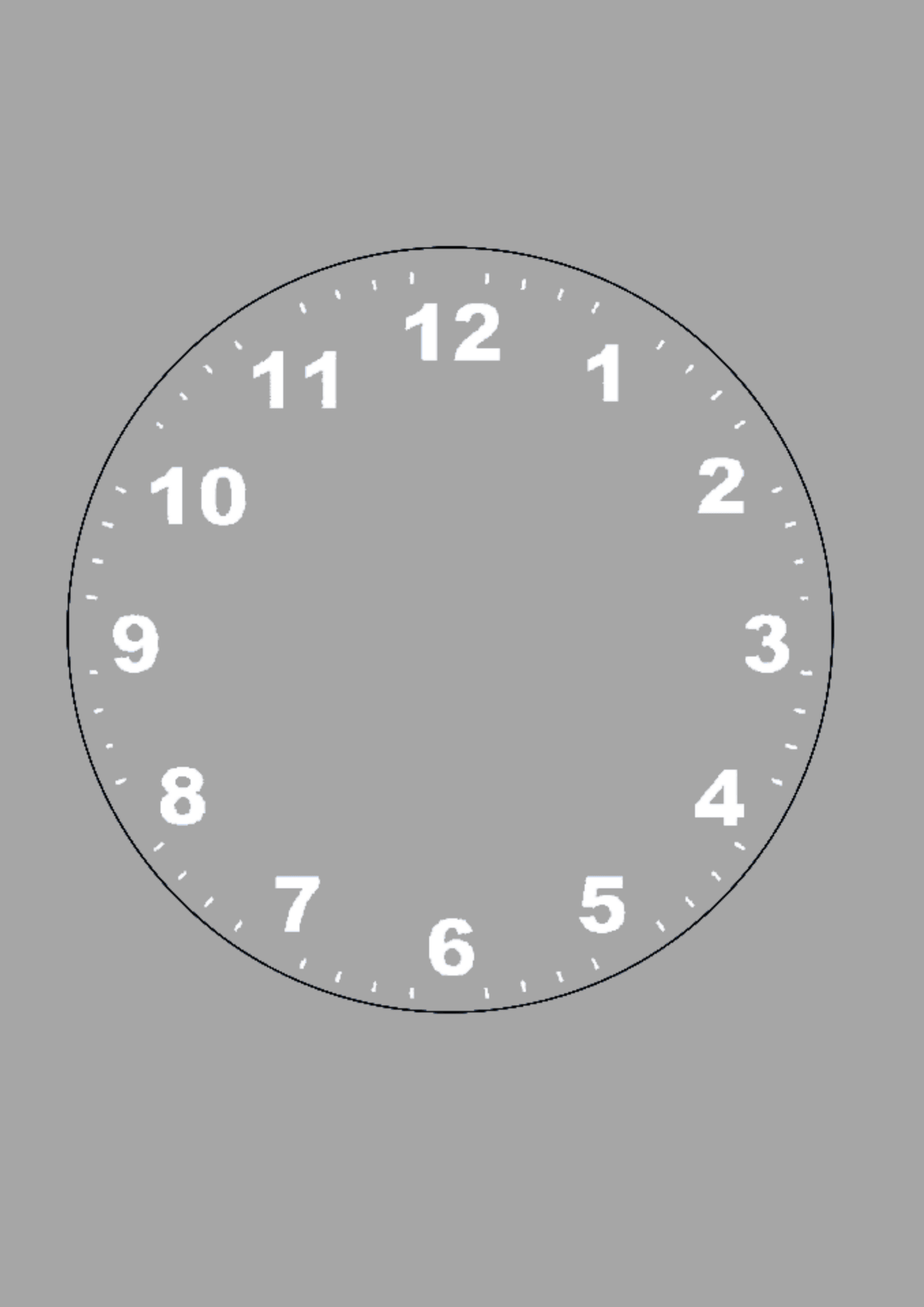 Single photo clock 20cm - Luxe Custom Designer