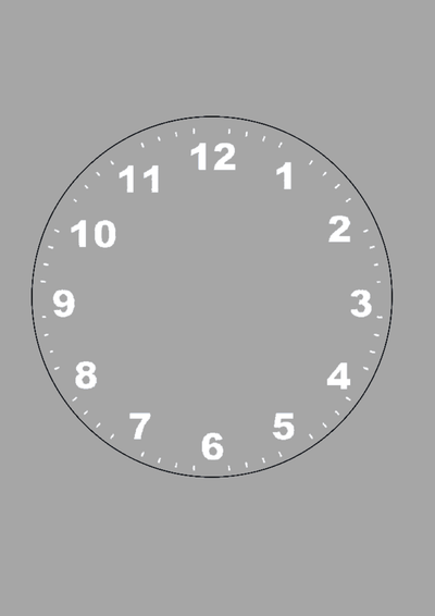 Single photo clock 20cm - Luxe Custom Designer