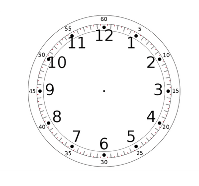 Single photo clock 20cm - Luxe Custom Designer