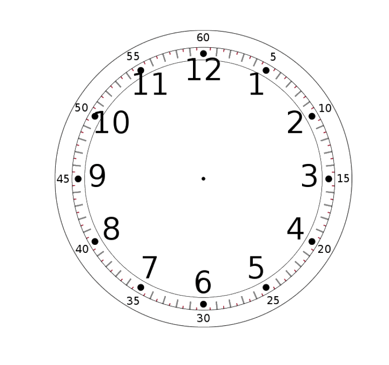 Single photo clock 20cm by Luxe Sensational