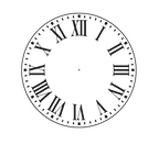 Single photo clock 20cm by Luxe Sensational