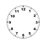 Single photo clock 20cm by Luxe Sensational