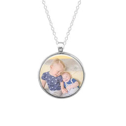 Single photo Pendant Leather by Luxe-Custom-Designer