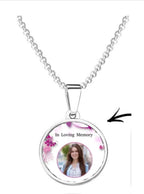 Single Photo Pendant Silver by Luxe Sensational
