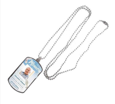Single Side Large Dogtag - Luxe Custom Designer