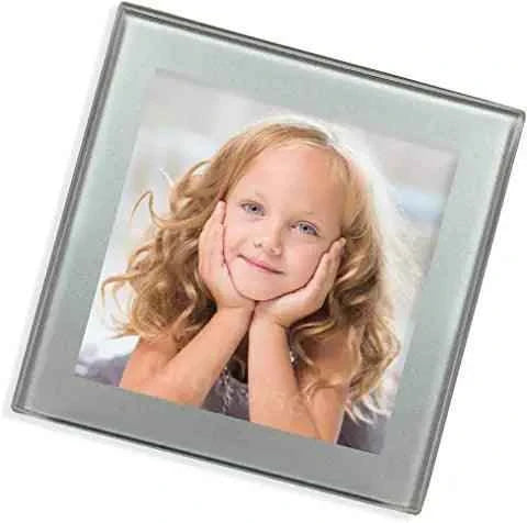 Square Glass Personalised Coasters by Luxe Sensational