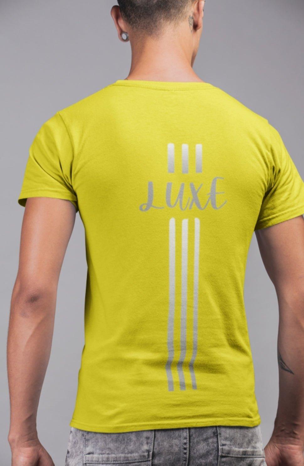 Triple Vertical Luxe T-Shirt - Luxe Custom Designer