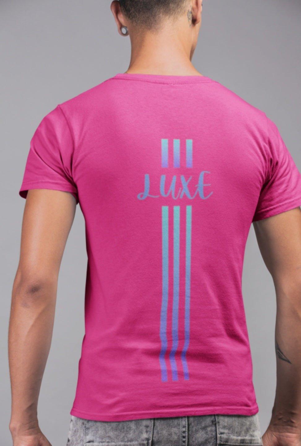 Triple Vertical Luxe T-Shirt - Luxe Custom Designer
