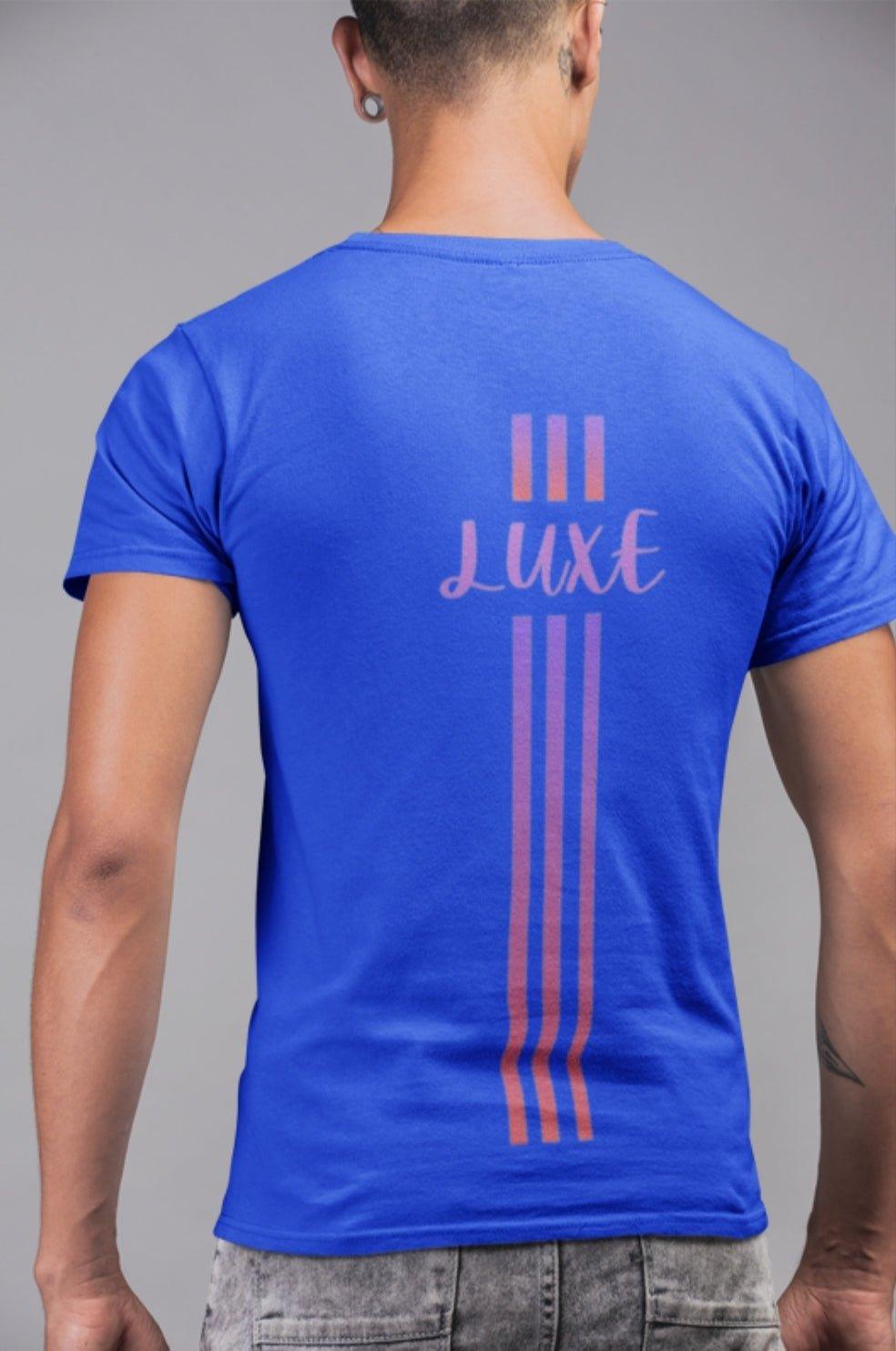 Triple Vertical Luxe T-Shirt - Luxe Custom Designer