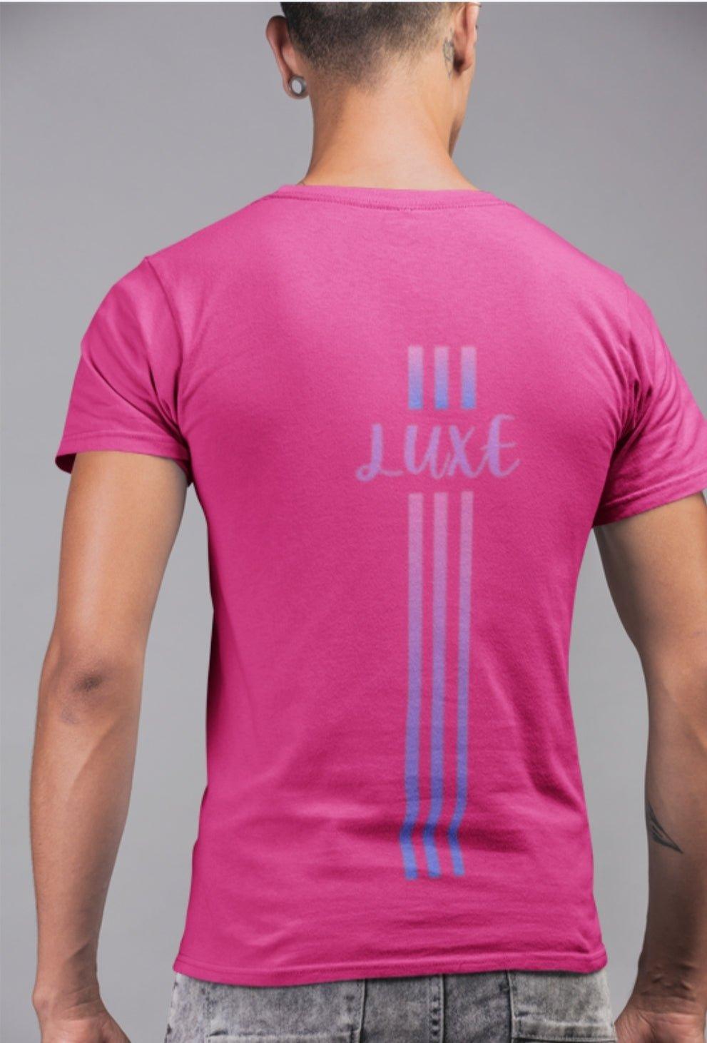 Triple Vertical Luxe T-Shirt - Luxe Custom Designer