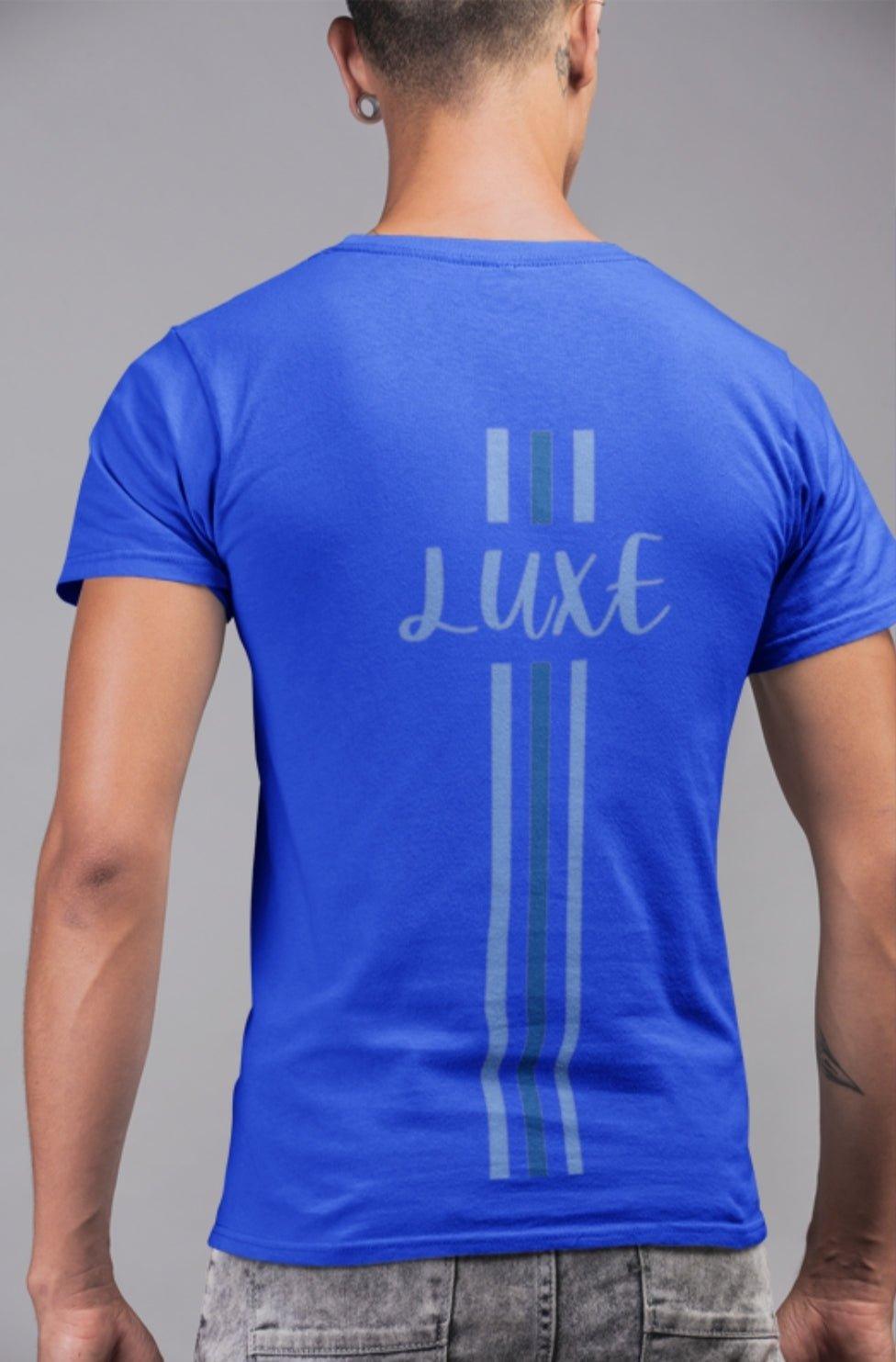 Triple Vertical Luxe T-Shirt - Luxe Custom Designer