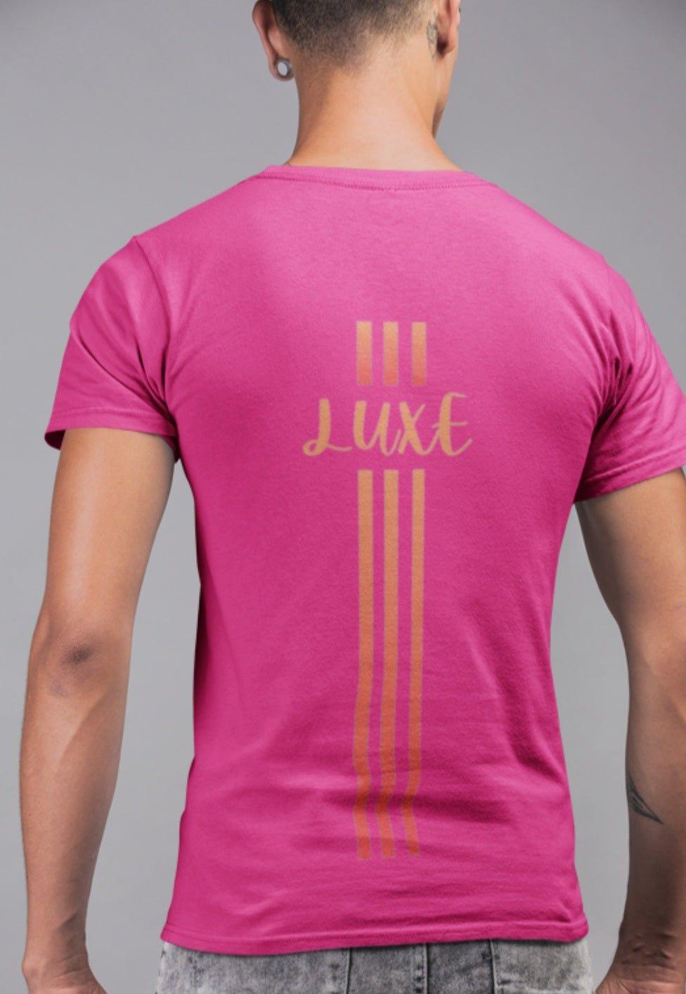 Triple Vertical Luxe T-Shirt - Luxe Custom Designer
