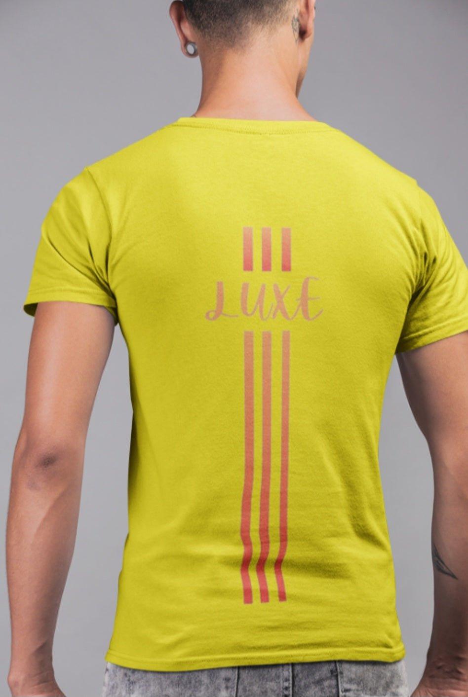 Triple Vertical Luxe T-Shirt - Luxe Custom Designer