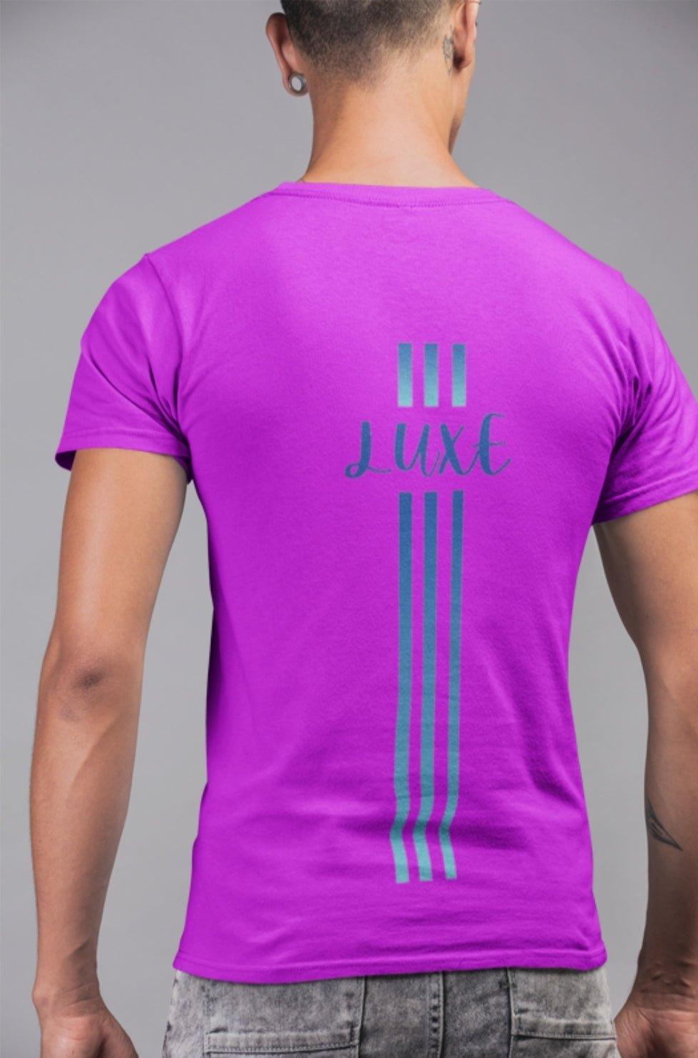Triple Vertical Luxe T-Shirt - Luxe Custom Designer