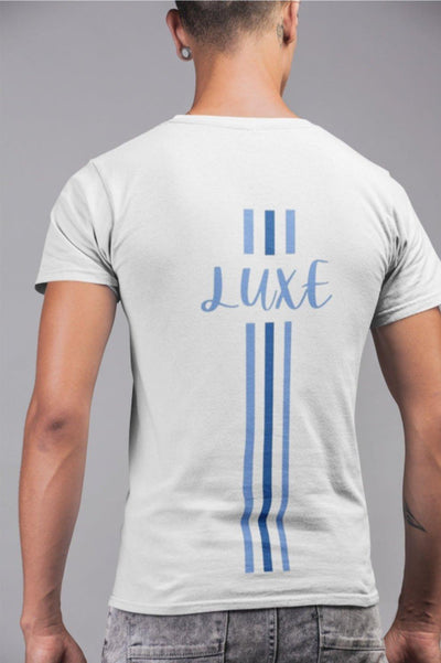 Triple Vertical Luxe T-Shirt - Luxe Custom Designer