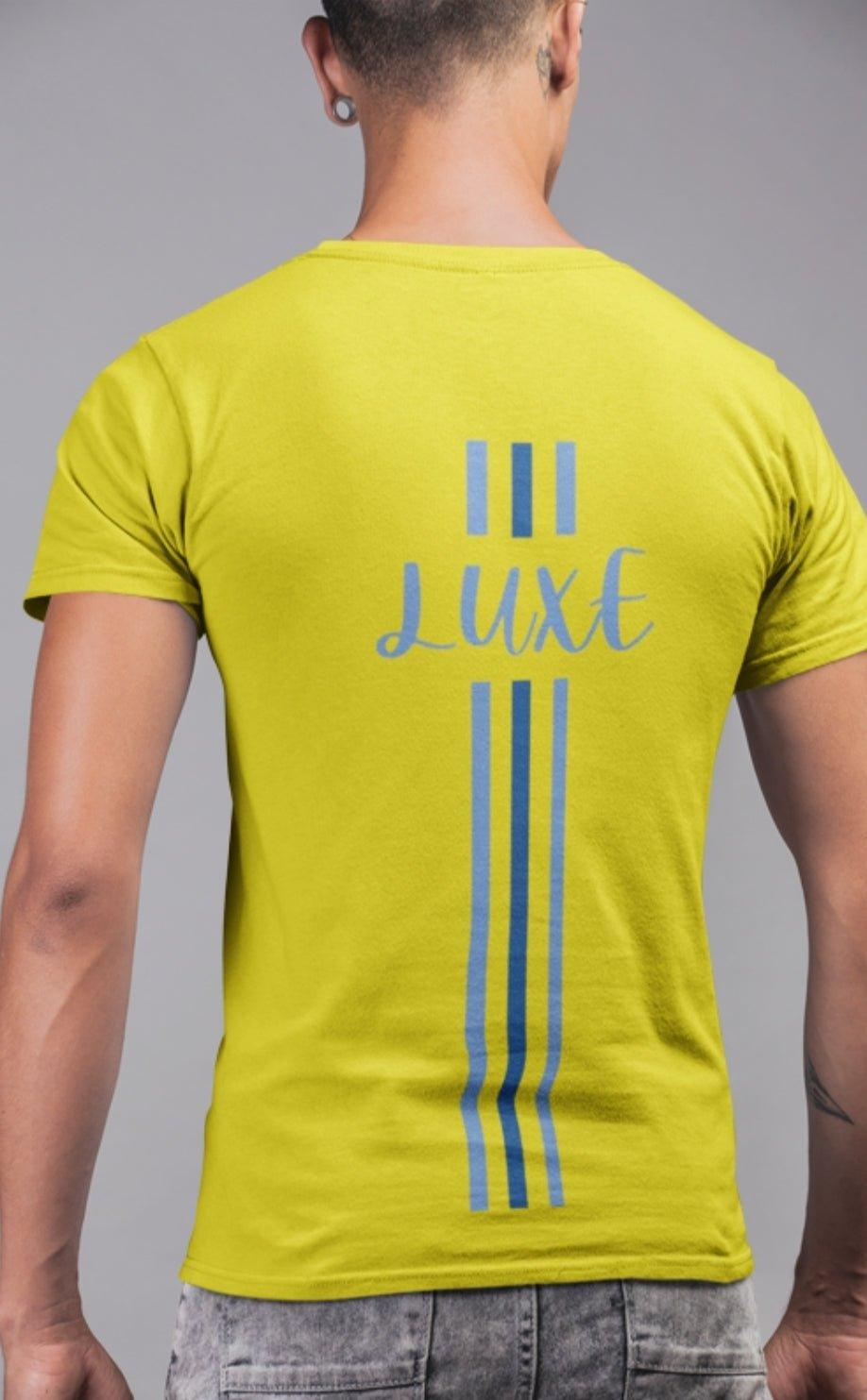 Triple Vertical Luxe T-Shirt - Luxe Custom Designer
