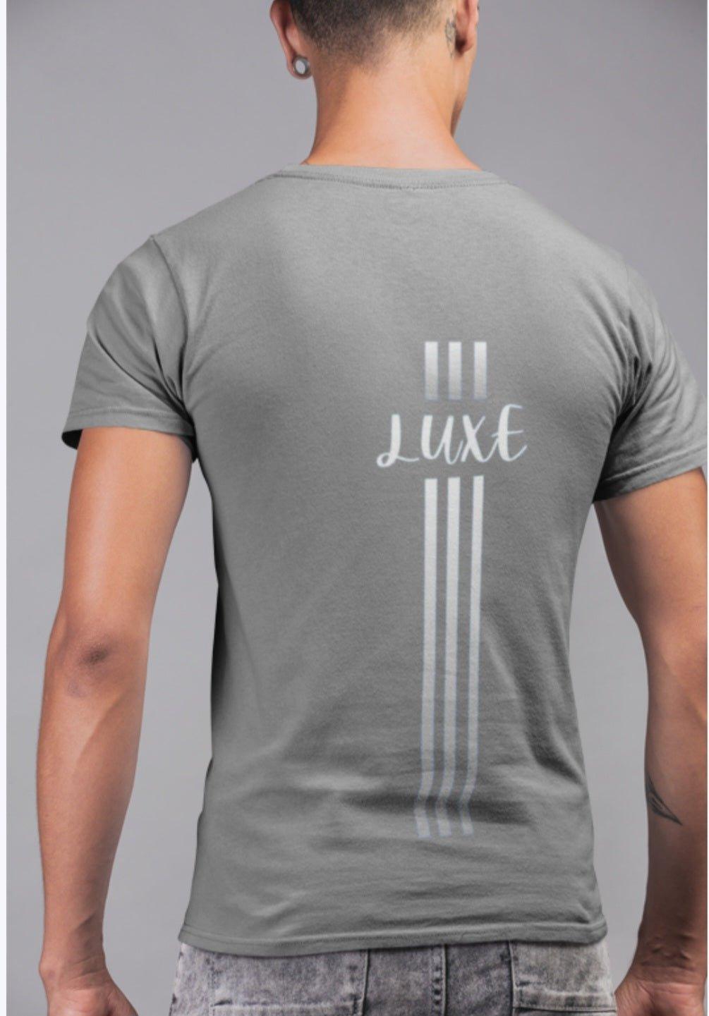 Triple Vertical Luxe T-Shirt - Luxe Custom Designer