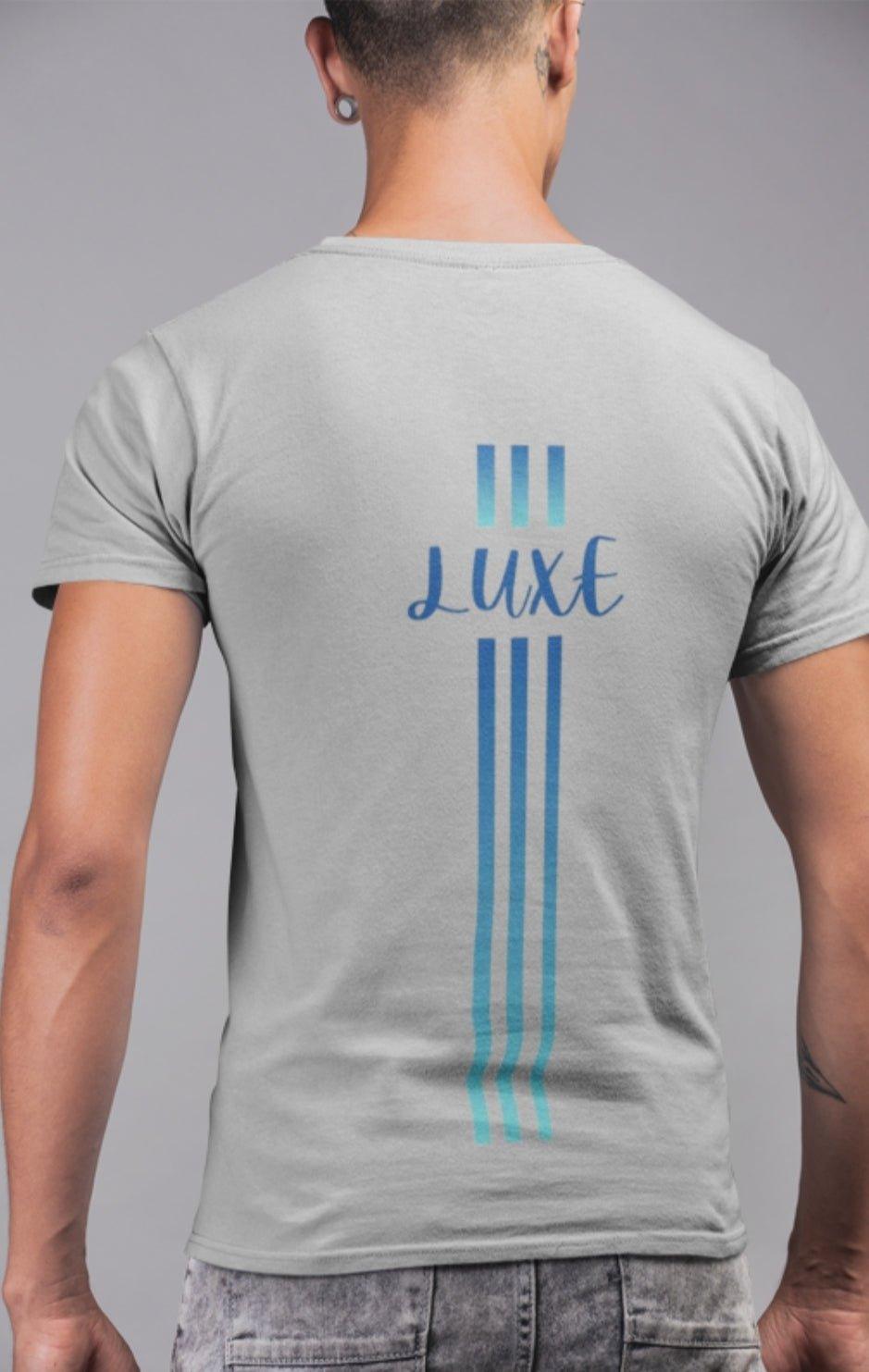 Triple Vertical Luxe T-Shirt - Luxe Custom Designer