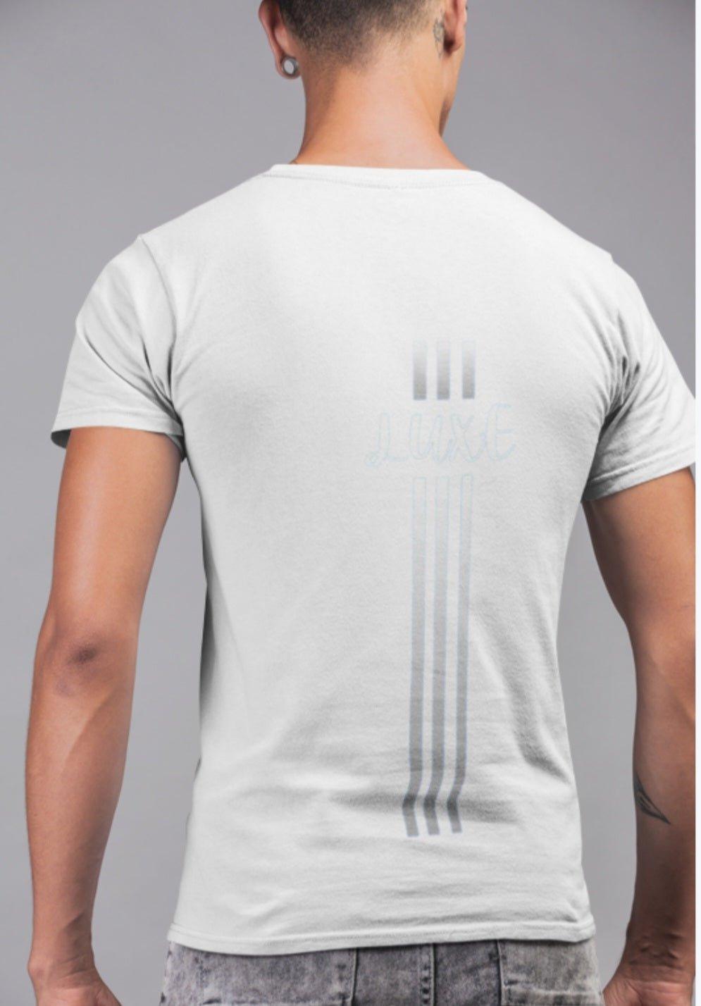 Triple Vertical Luxe T-Shirt - Luxe Custom Designer