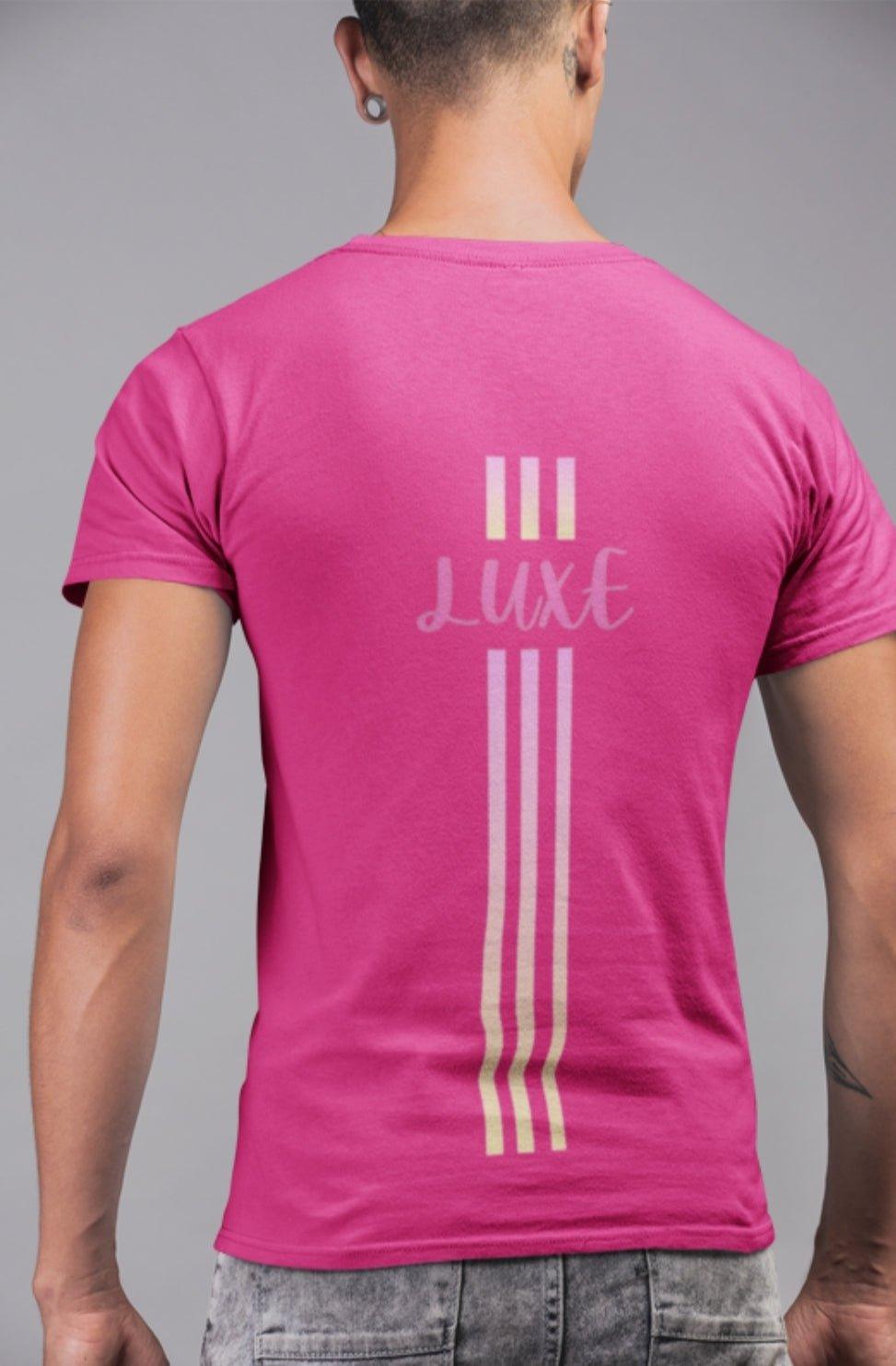 Triple Vertical Luxe T-Shirt - Luxe Custom Designer