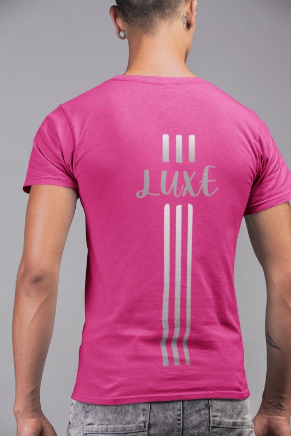 Triple Vertical Luxe T-Shirt - Luxe Custom Designer