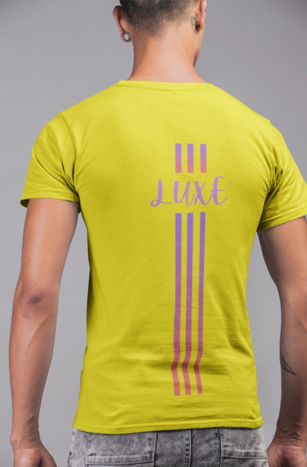 Triple Vertical Luxe T-Shirt - Luxe Custom Designer