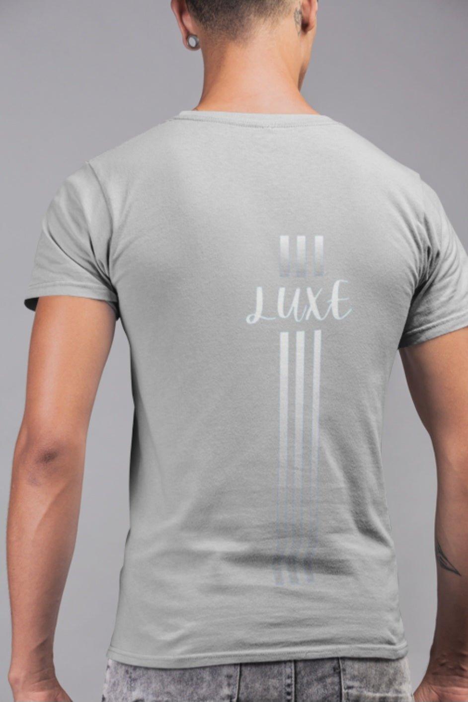 Triple Vertical Luxe T-Shirt - Luxe Custom Designer