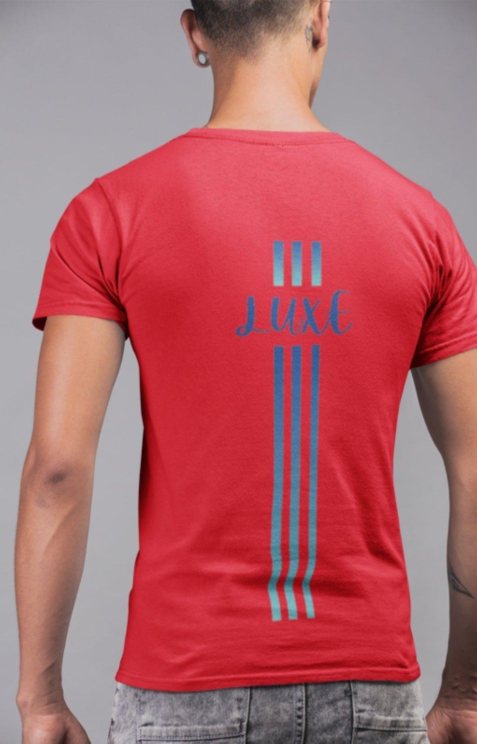 Triple Vertical Luxe T-Shirt - Luxe Custom Designer