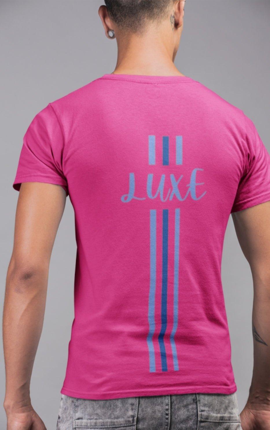 Triple Vertical Luxe T-Shirt - Luxe Custom Designer