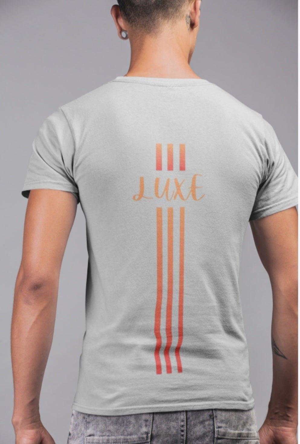 Triple Vertical Luxe T-Shirt - Luxe Custom Designer