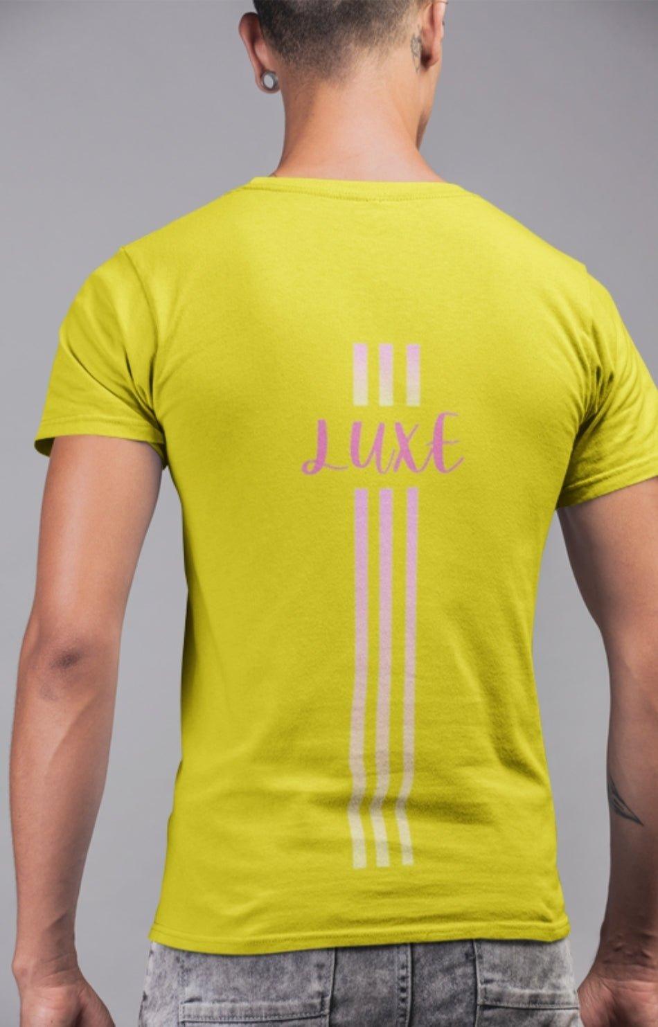 Triple Vertical Luxe T-Shirt - Luxe Custom Designer