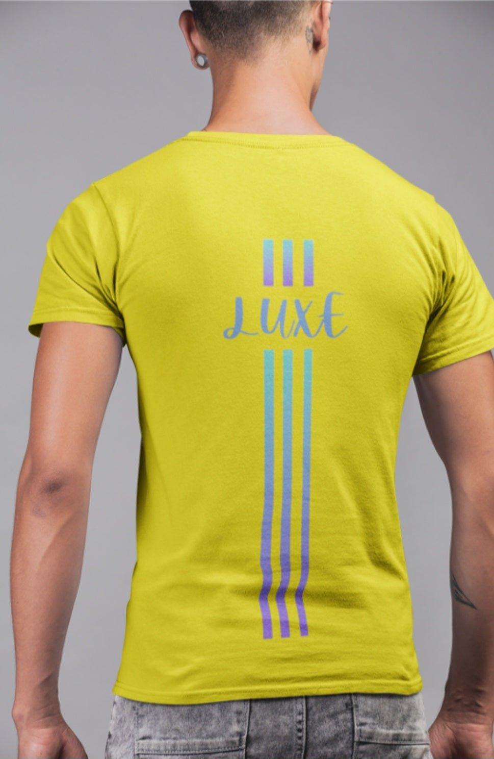 Triple Vertical Luxe T-Shirt - Luxe Custom Designer