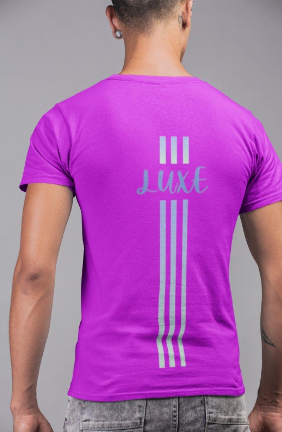 Triple Vertical Luxe T-Shirt - Luxe Custom Designer