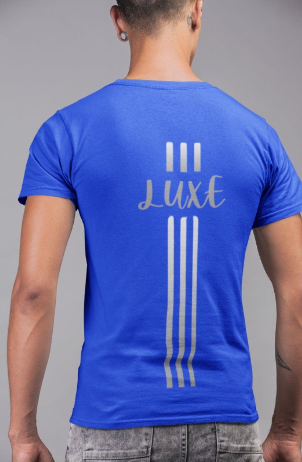 Triple Vertical Luxe T-Shirt - Luxe Custom Designer