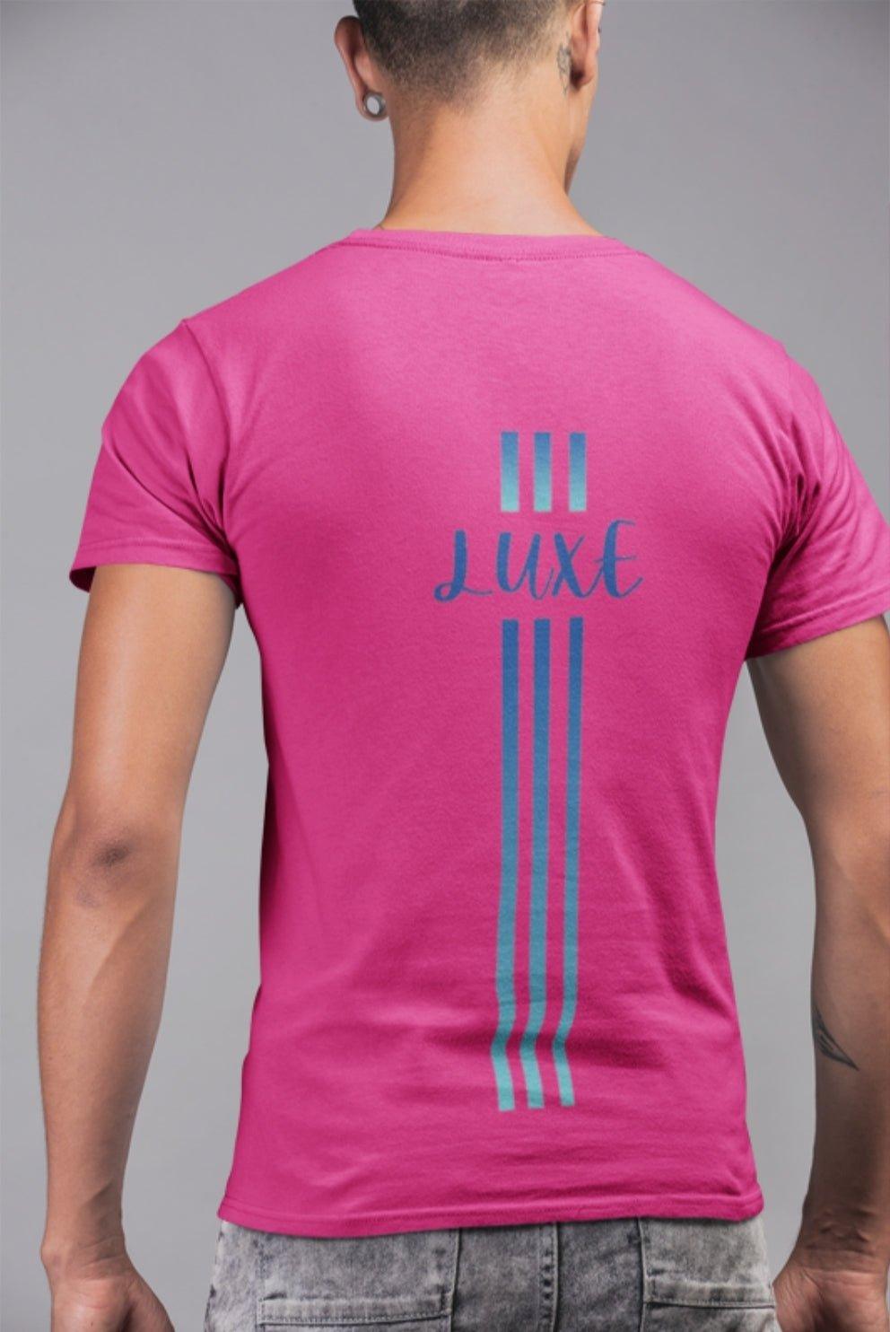 Triple Vertical Luxe T-Shirt - Luxe Custom Designer