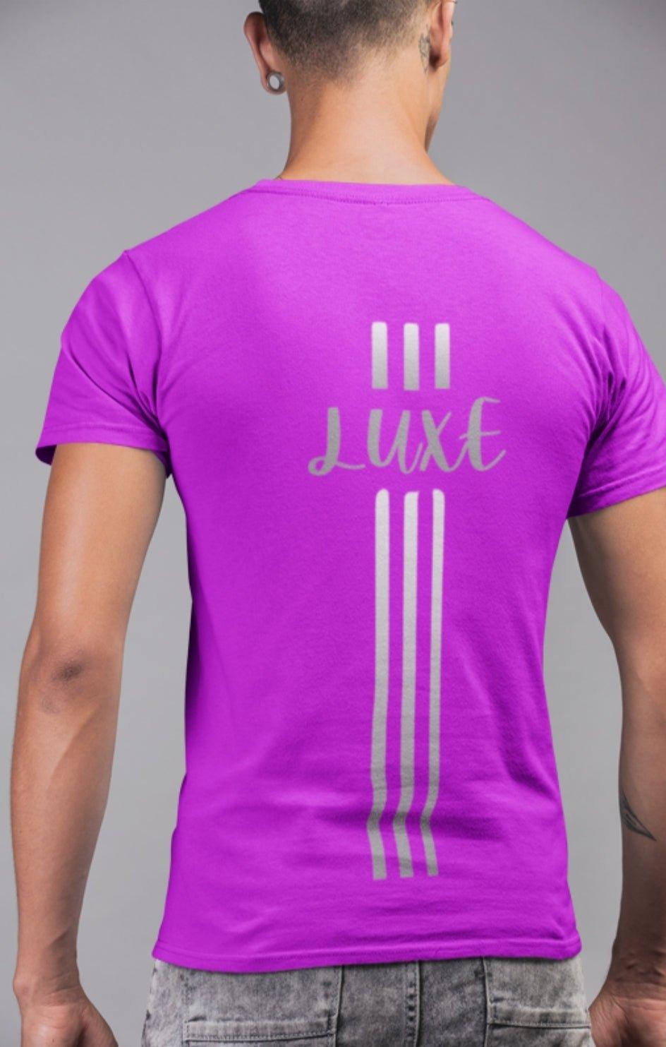 Triple Vertical Luxe T-Shirt - Luxe Custom Designer