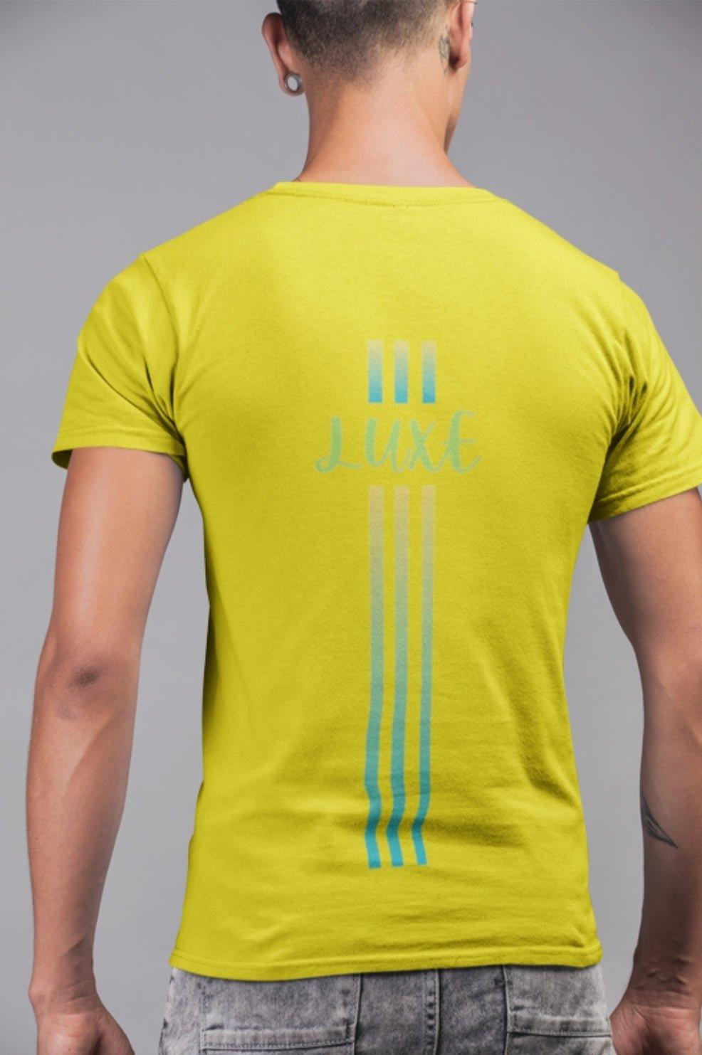 Triple Vertical Luxe T-Shirt - Luxe Custom Designer
