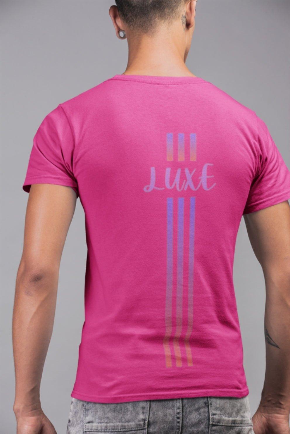 Triple Vertical Luxe T-Shirt - Luxe Custom Designer